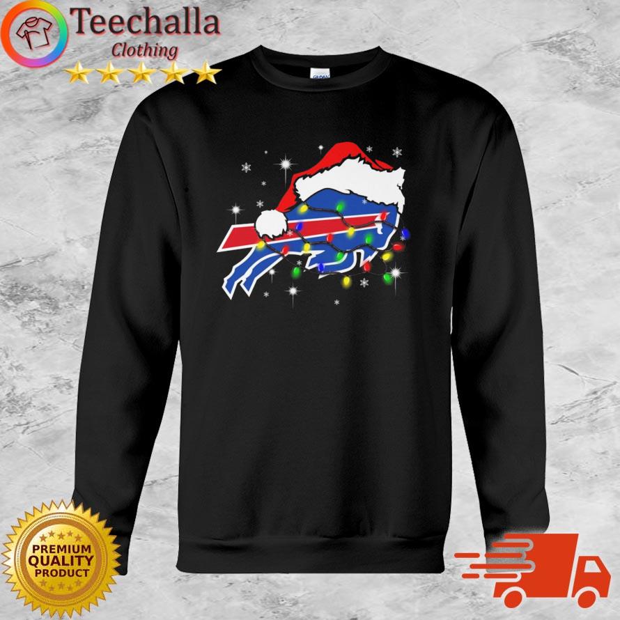 Santa Buffalo Bills Logo Light Merry Christmas sweater