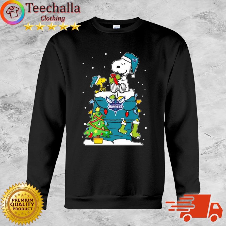 Snoopy And Woodstock Charlotte Hornets Merry Christmas sweater