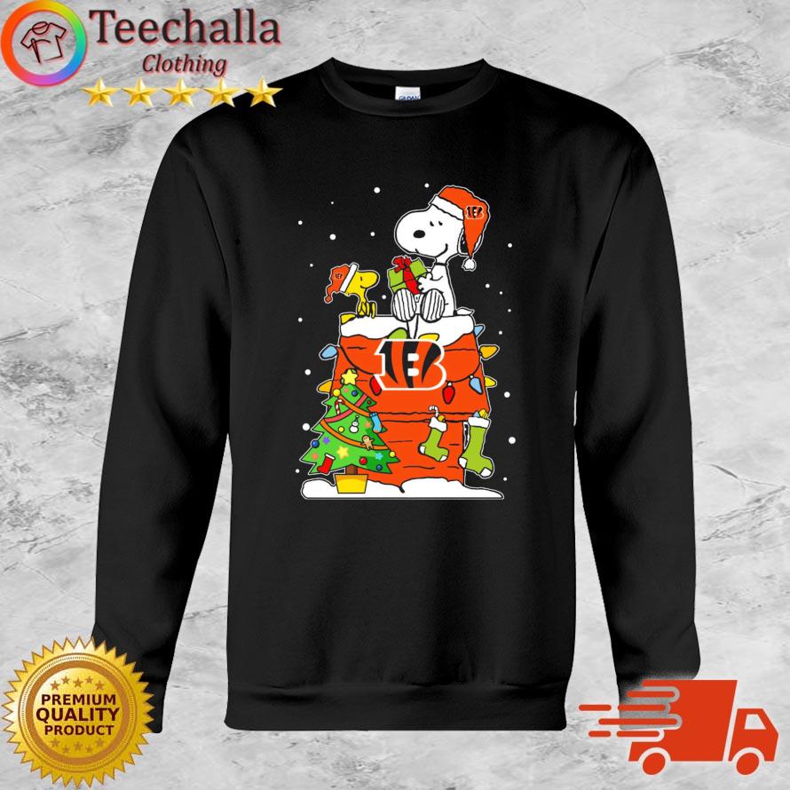 Snoopy And Woodstock Cincinnati Bengals Merry Christmas sweater