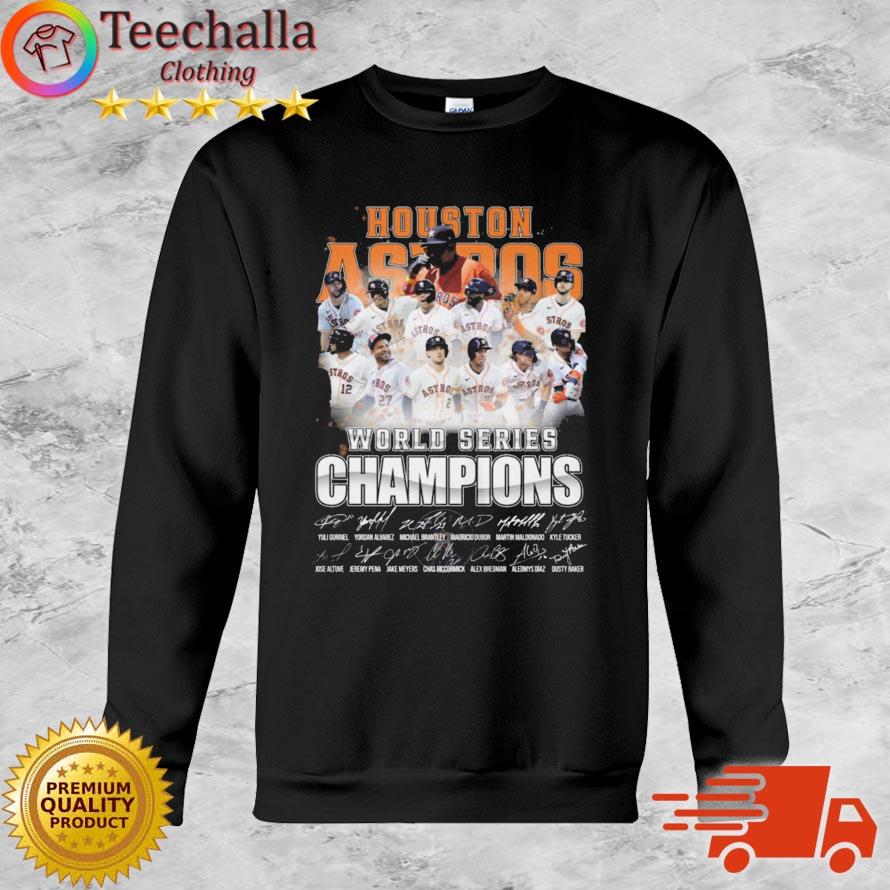 Houston Astros World Series Champions 2022 Players Names Signatures shirt
