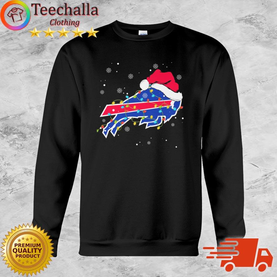 Santa Buffalo Bills Logo 2022 Light Christmas sweater