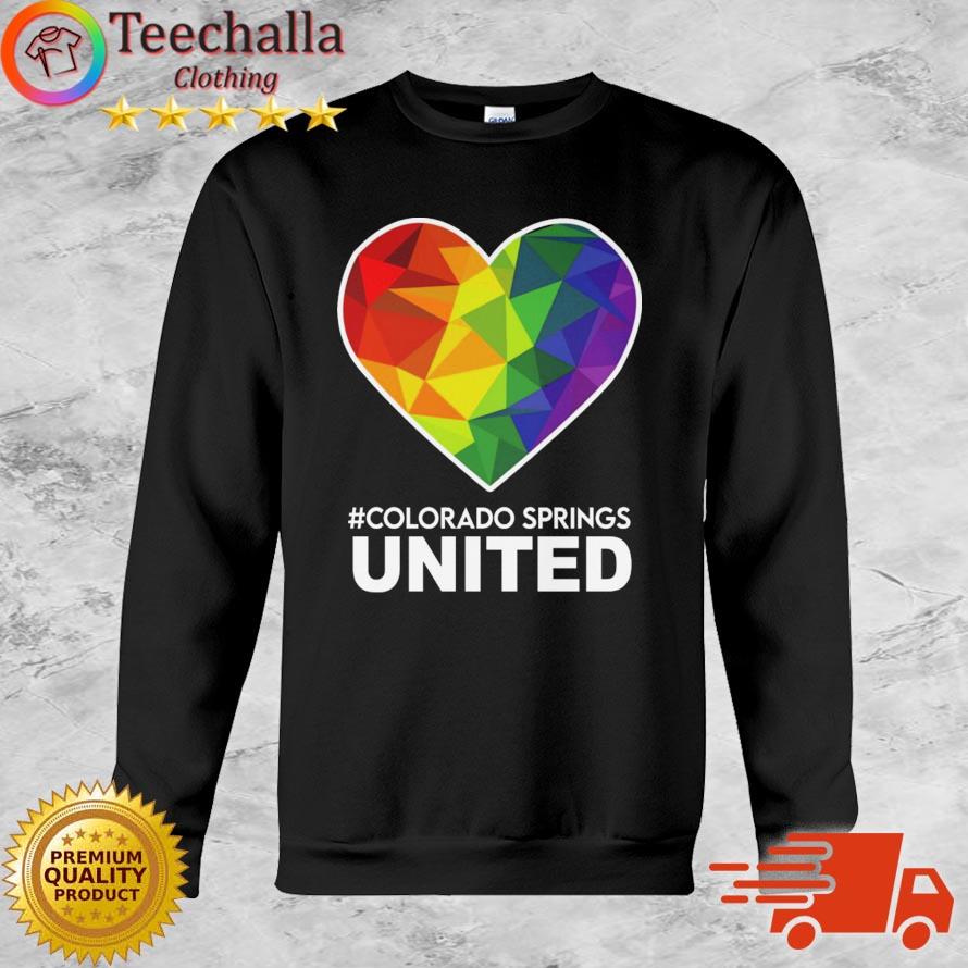 LGBT Heart Colorado Springs United shirt