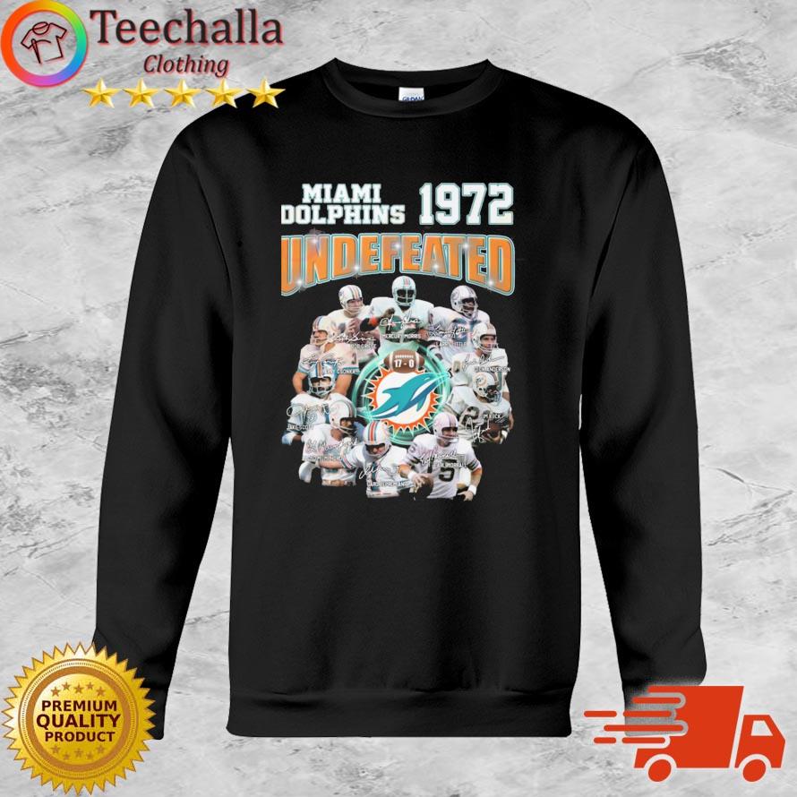Miami Dolphins team 1972 Undefeated Signatures shirt