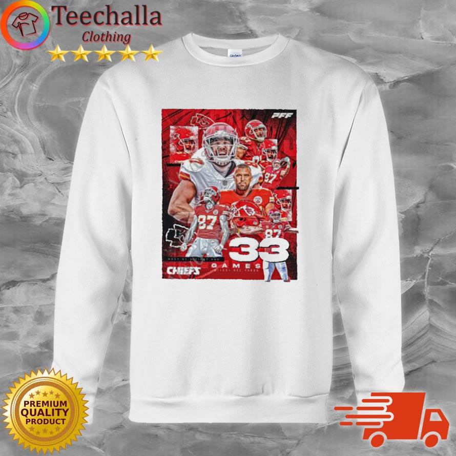 Most By Tight End Kansas City Chiefs 33 Games Shirt
