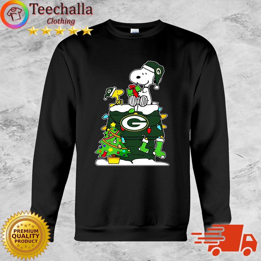 NFL Green Bay Packers Snoopy And Woodstock Christmas Sweater