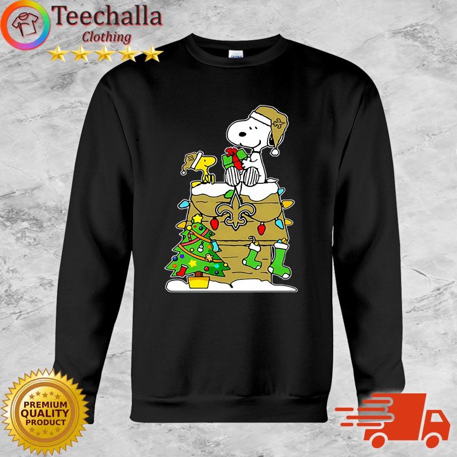 NFL New Orleans Saints Snoopy And Woodstock Christmas Sweater