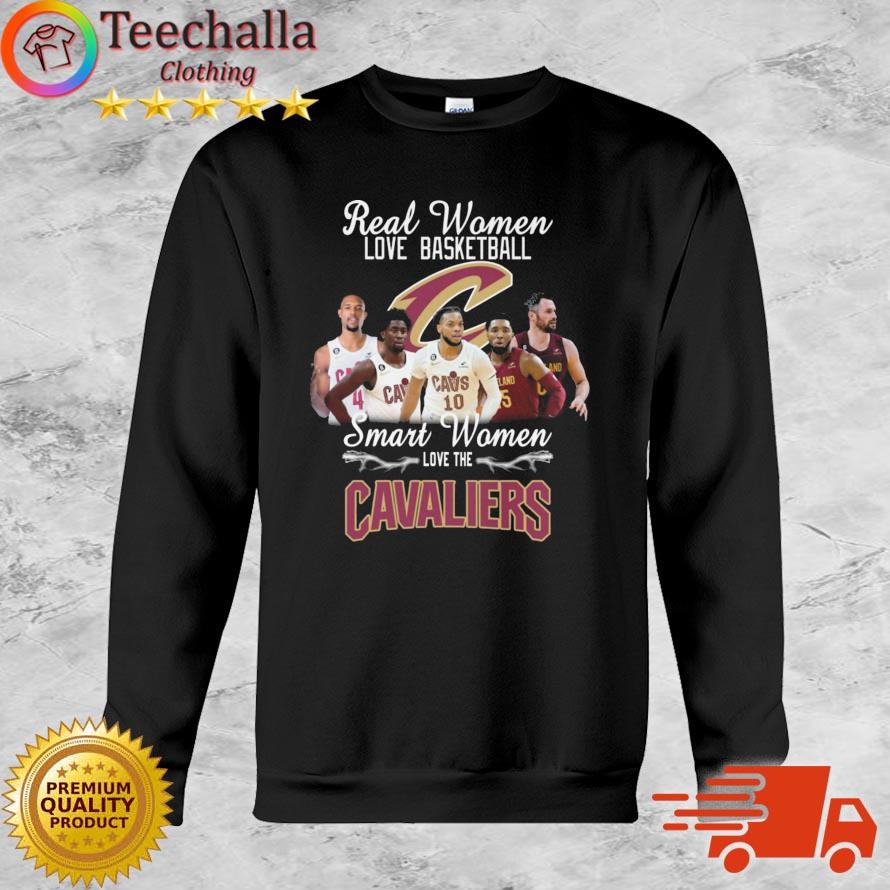 Real Women love Basketball smart Women love the Cleveland Cavaliers team shirt