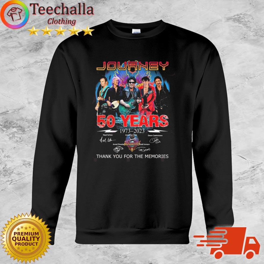 Journey 50 Years 1973-2023 Thank You For The Memories Signatures shirt