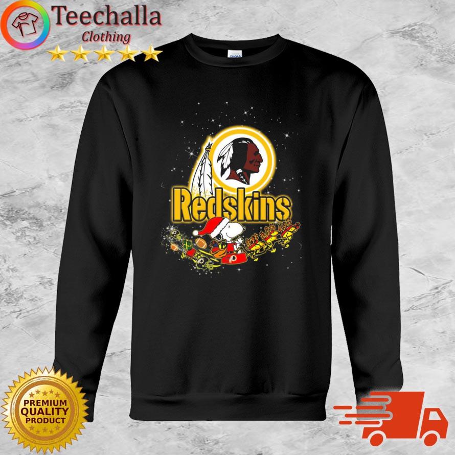 Santa Snoopy Riders Woodstock Merry Christmas Washington Redskins Sweater