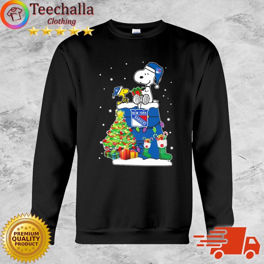 Snoopy And Woodstock New York Rangers Merry Christmas sweater