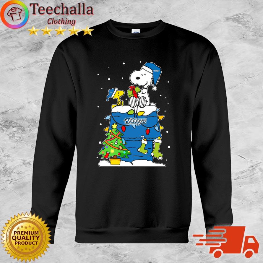 Snoopy And Woodstock Toronto Blue Jays Merry Christmas sweater