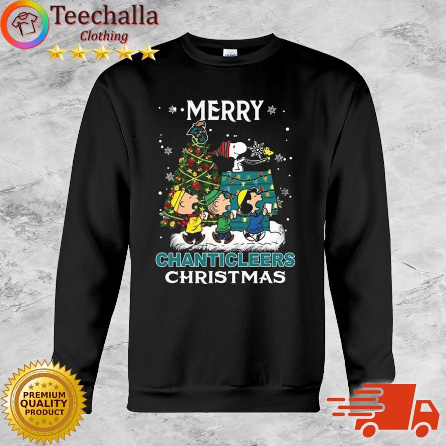 Snoopy And Friends Carolina Chanticleers Merry Christmas sweater