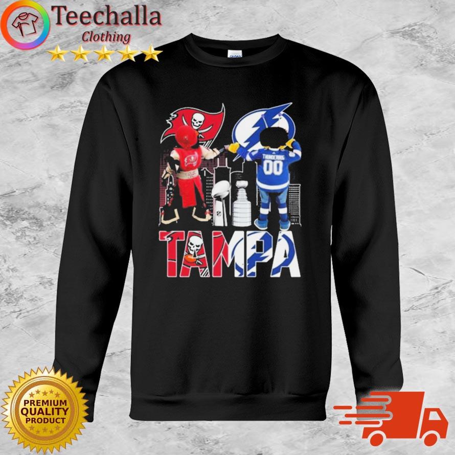 Tampa Bay Buccaneers Captain Fear And Tampa Bay Lightning Thunderbug Shirt
