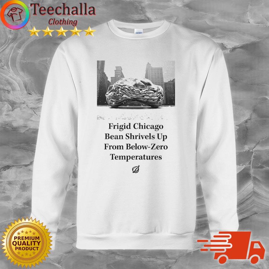 The Onion Frigid Chicago Bean shrivels up from Below Zero Temperatures shirt