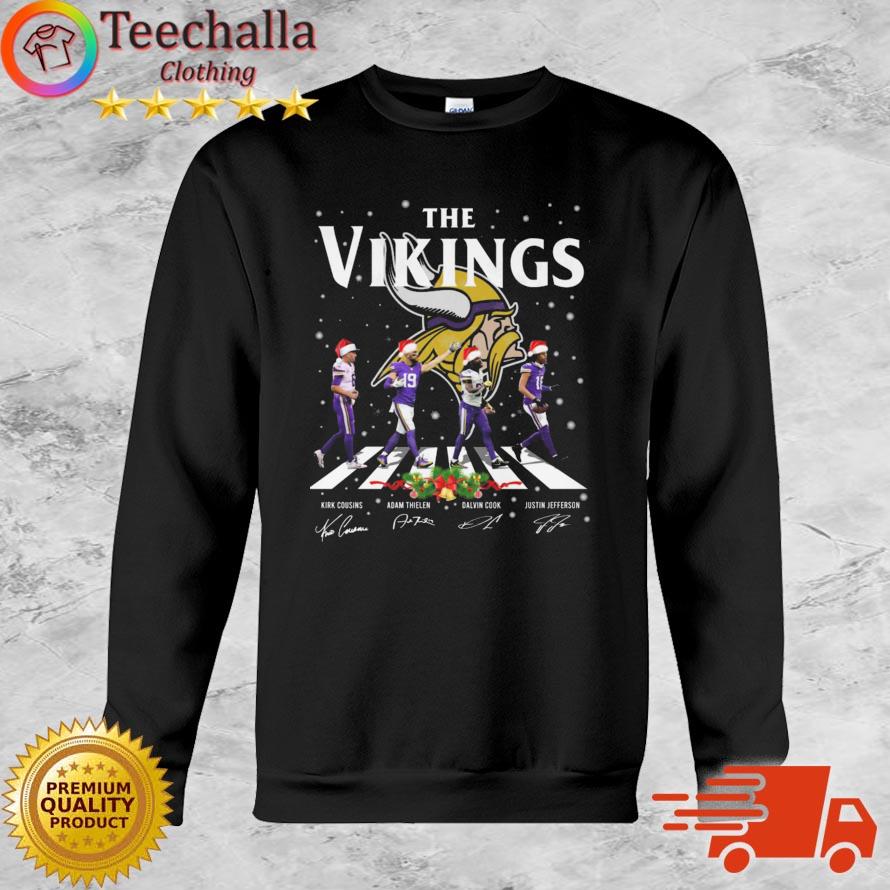 The Vikings Abbey Road Signatures Christmas sweater