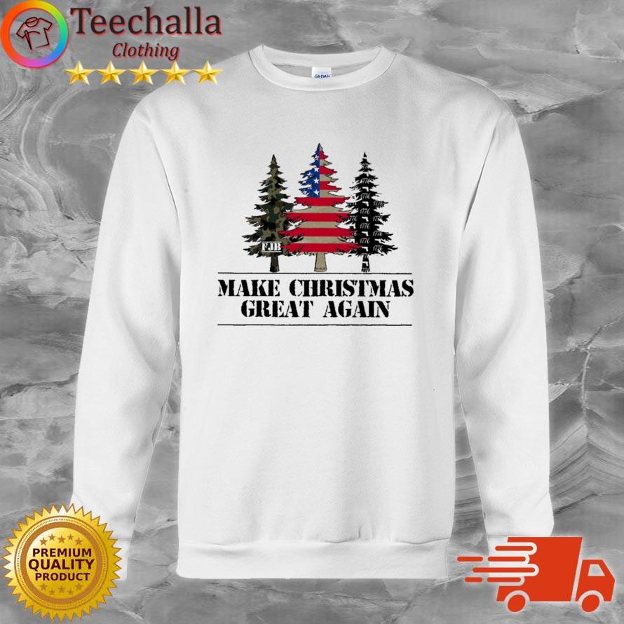 Tree FJB Make Christmas Great Again American flag shirt
