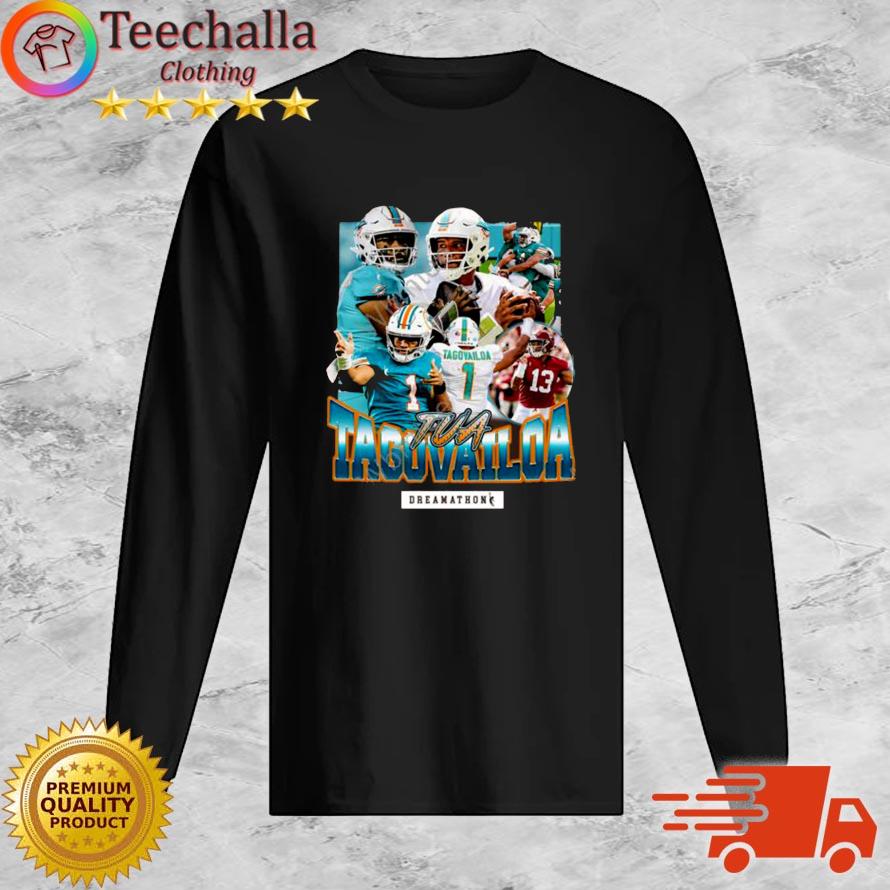 Tua Tagovailoa River Cracraft And Jaylen Waddle Miami Dolphins s Long Sleeve