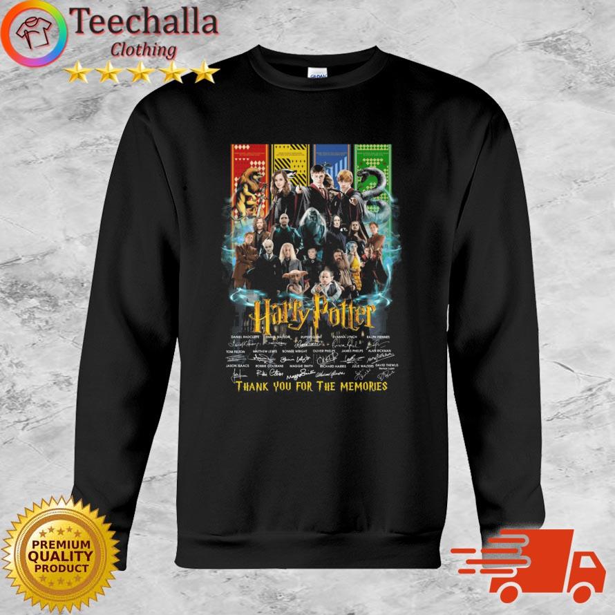 Harry Potter Season Thank You For The Memories Signatures shirt