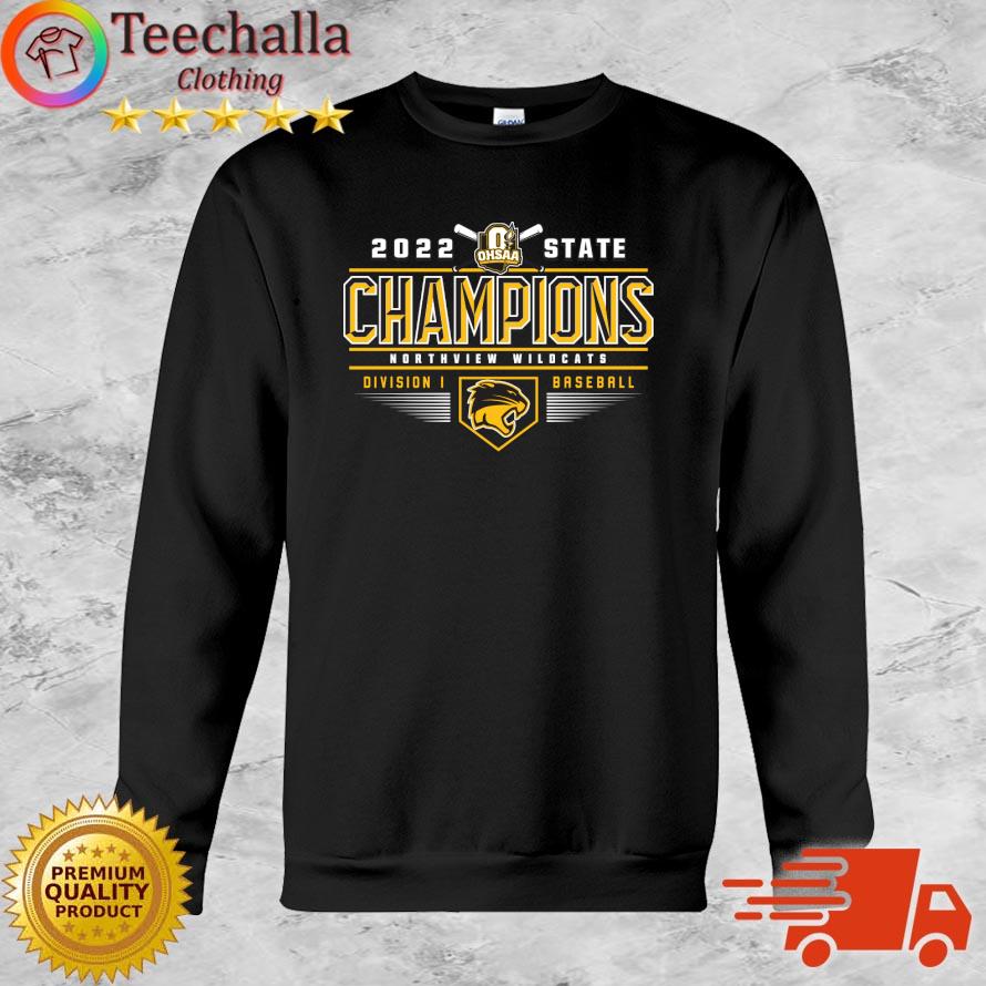 Official northview Wildcats 2022 OHSAA Baseball Division I State Champions shirt