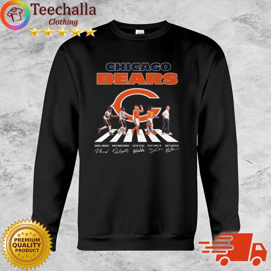 Chicago Bears Team Football Darnell Mooney Justin Fields Abbey Road Signatures shirt
