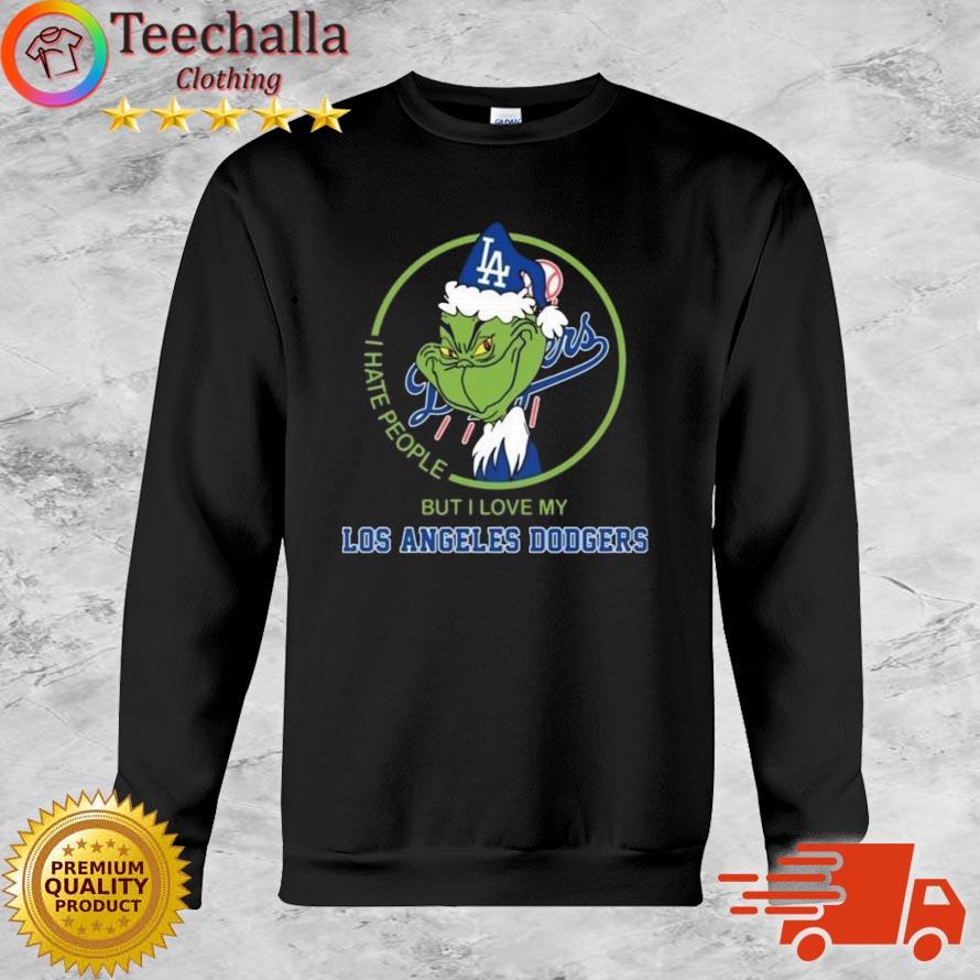 The Grinch I Hate People But I Love My Los Angeles Dodgers shirt