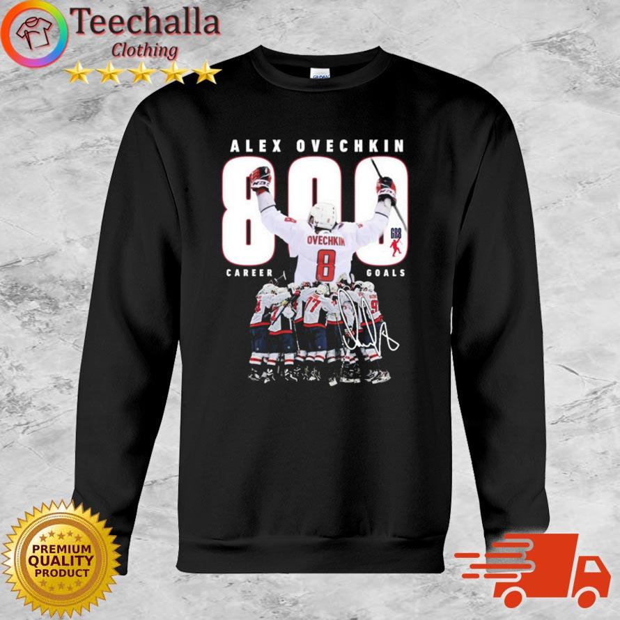 Alex Ovechkin 800 Career Goals Signature shirt