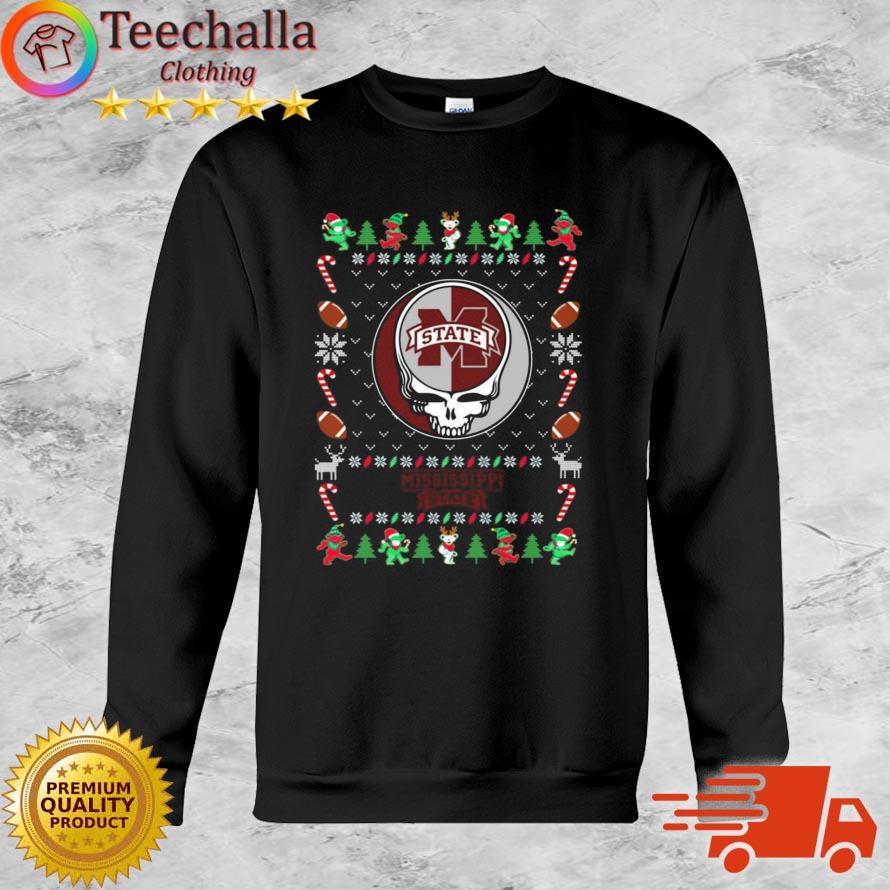 Mississippi State Bulldogs Grateful Dead Ugly Christmas Sweater