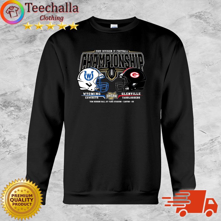 Official wyoming Cowboys vs Glenville Tarblooders 2022 Division IV Football Championship Shirt