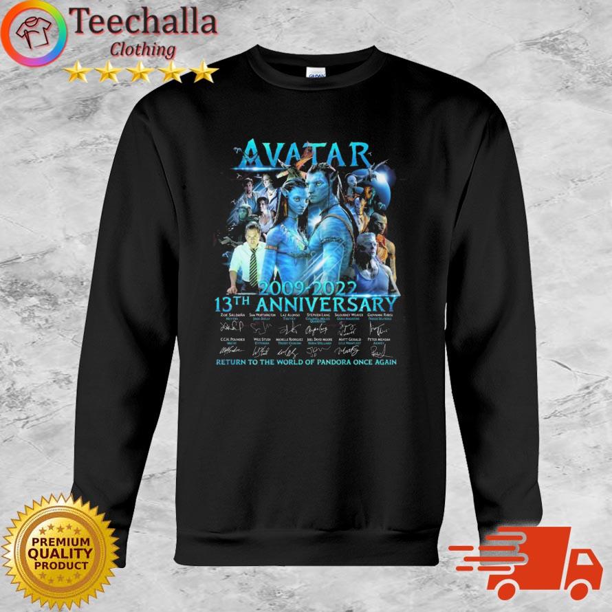 Avatar 2009 – 2022 13th Anniversary Return To The World Of Pandora Once Again Signatures shirt