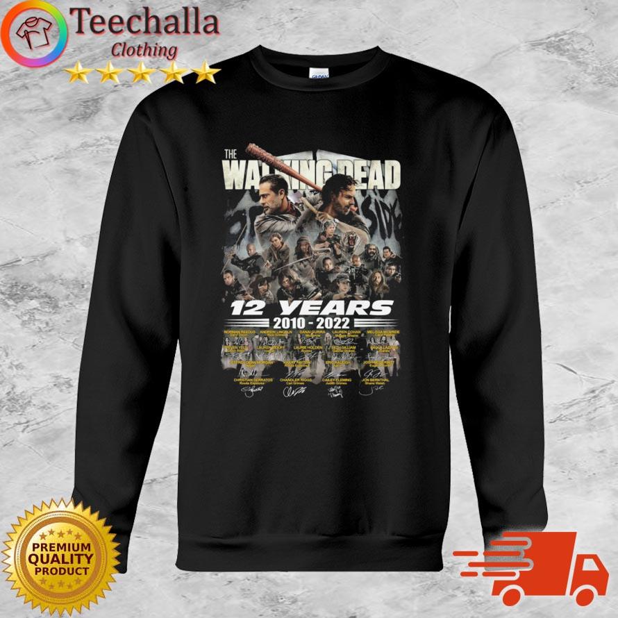 The Walking Dead 12 years 2010-2022 Signatures sweatshirt