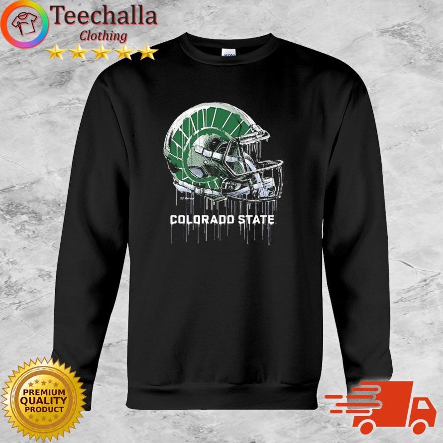 Colorado State Rams Youth Dripping Helmet shirt
