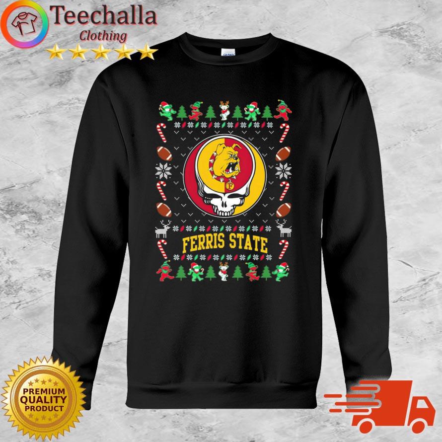 Ferris State Bulldogs Grateful Dead Ugly Christmas Sweater
