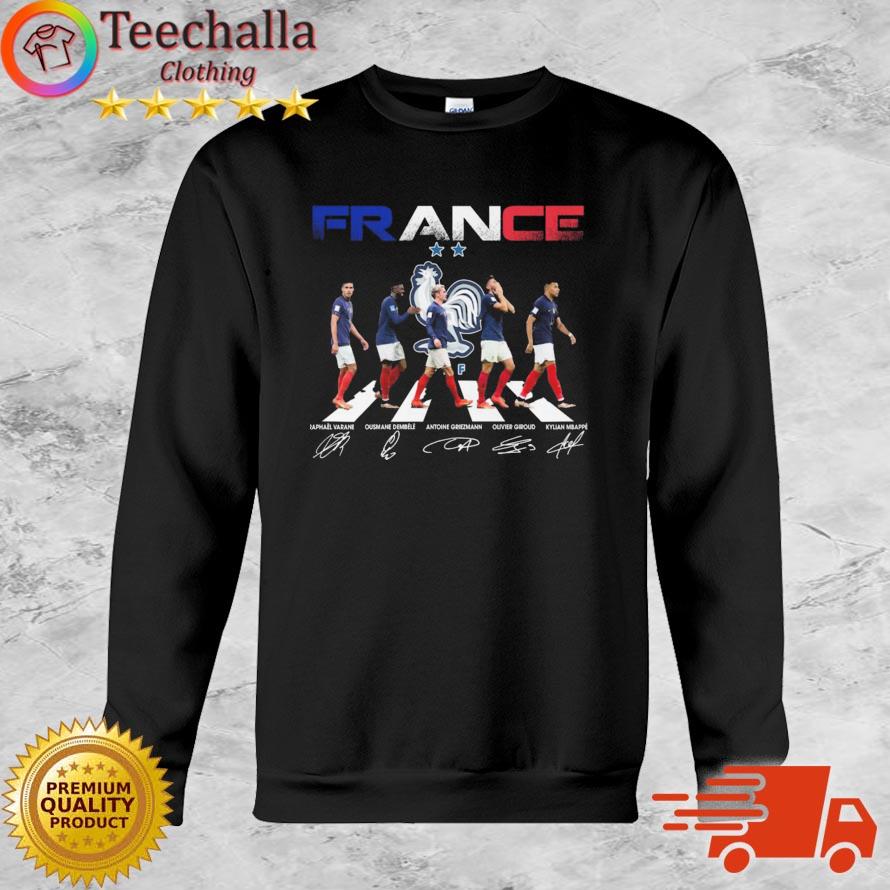 France Team Soccer Abbey Road Signatures shirt