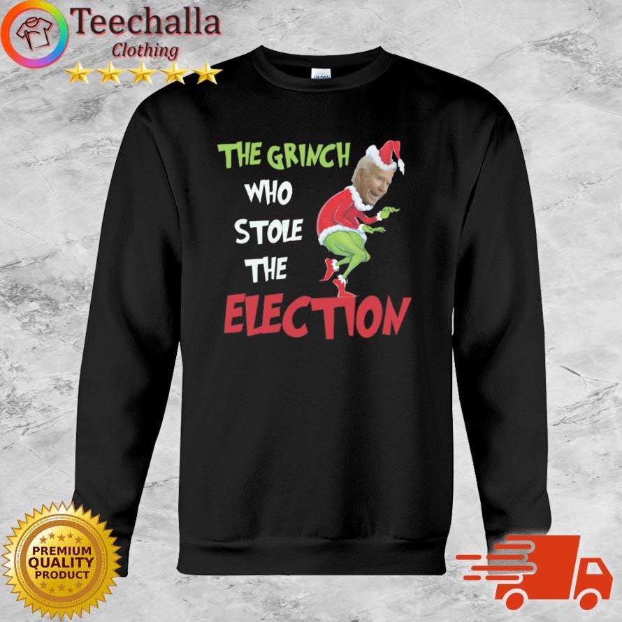 The Grinch Biden Who Stole The Election Christmas 2022 sweatshirt