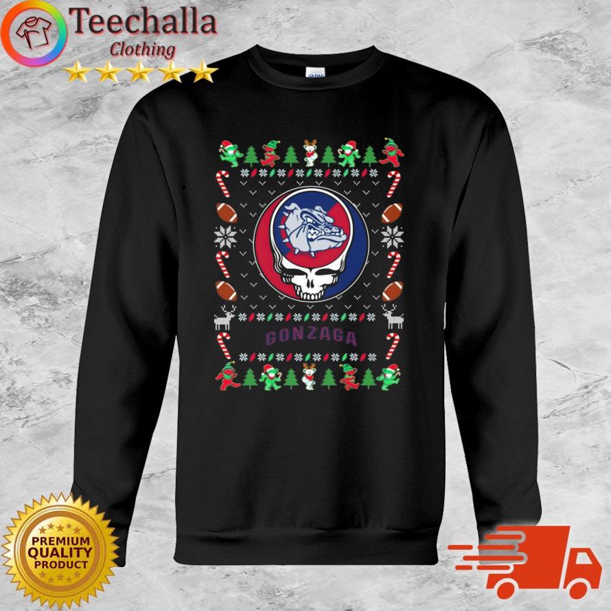 Gonzaga Bulldogs Grateful Dead Ugly Christmas Sweater