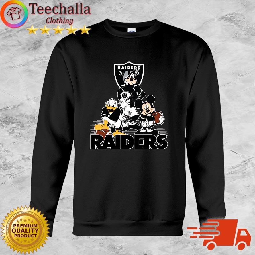 Mickey Mouse And Friends Oakland Raiders American Football NFL Christmas 2022 sweatshirt