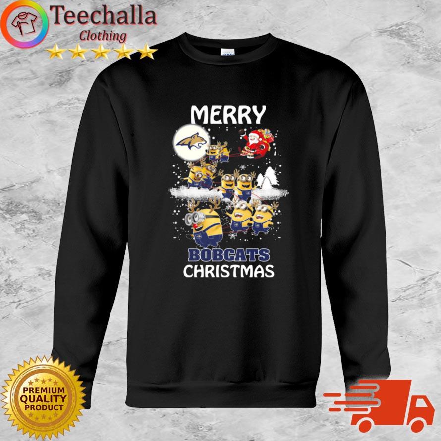 Minions Montana State Bobcats Merry Christmas sweatshirt