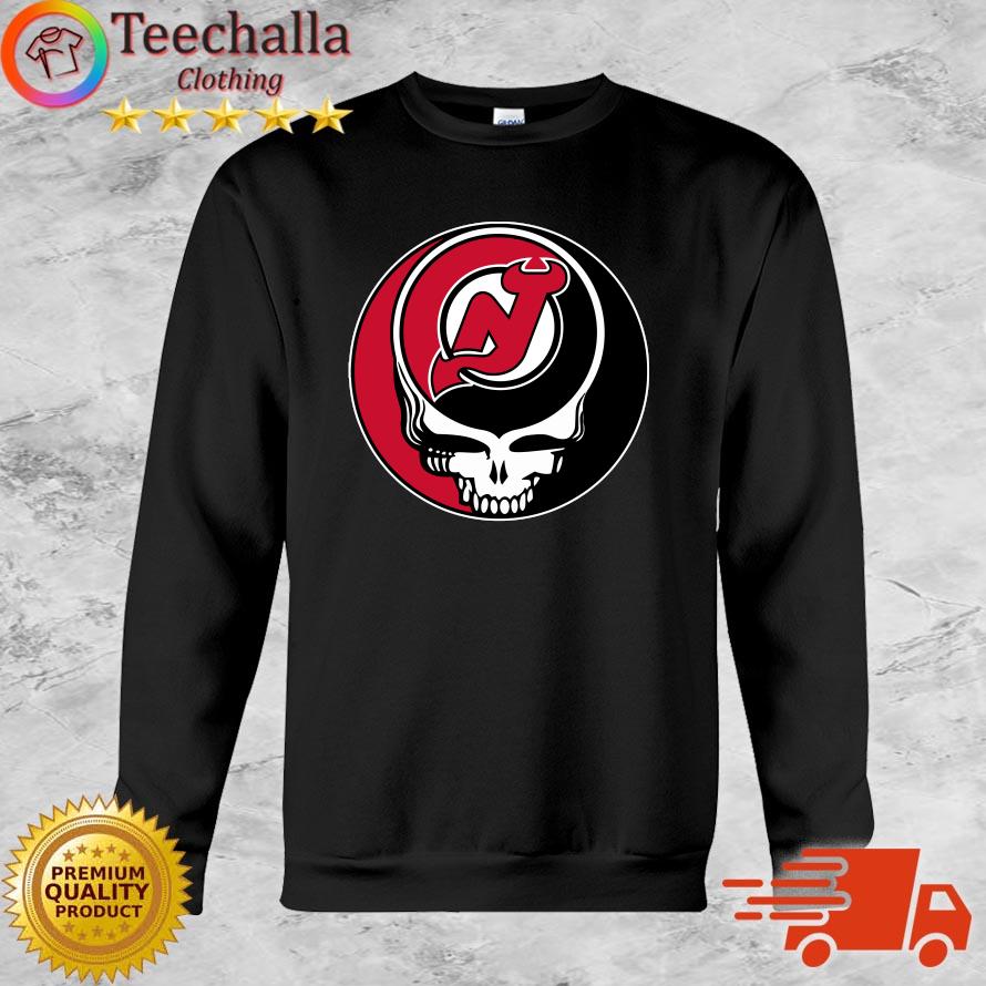 New Jersey Devils Grateful Dead Steal Your Face Hockey NHL sweatshirt