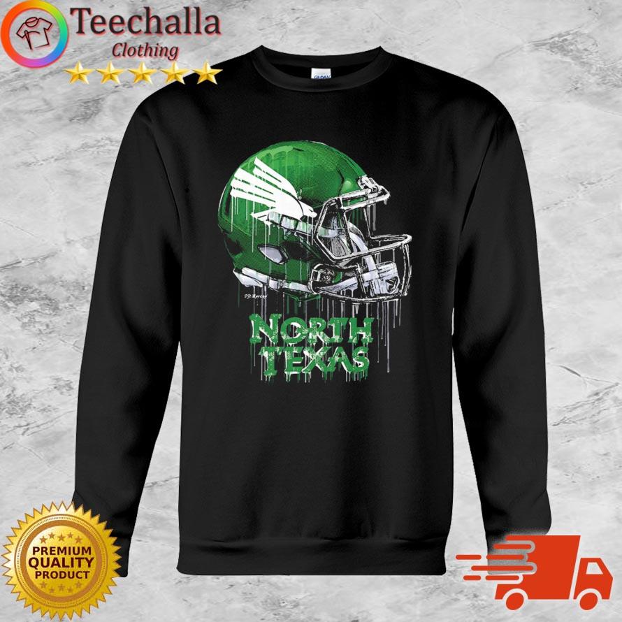 North Texas Mean Green Youth Dripping Helmet shirt