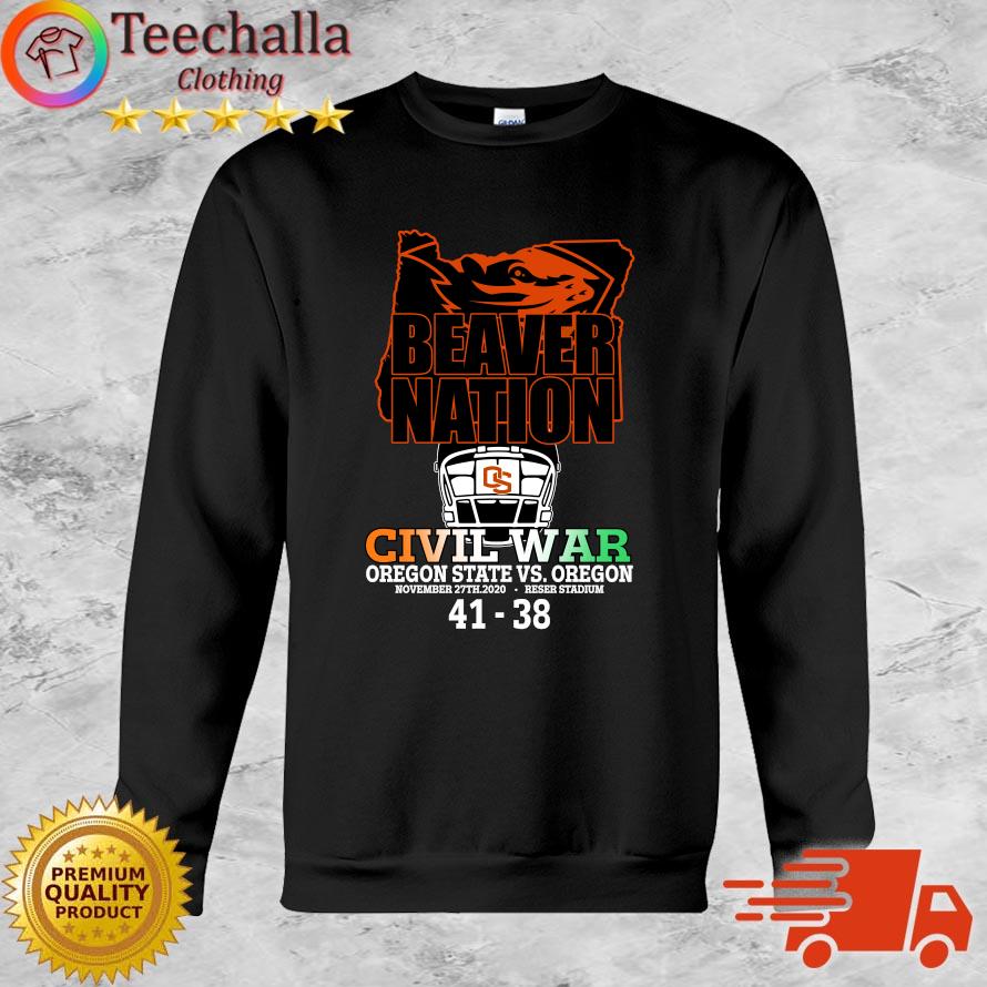 Official Beaver Nation Civil War Oregon State Vs Oregon 4138 sweatshirt