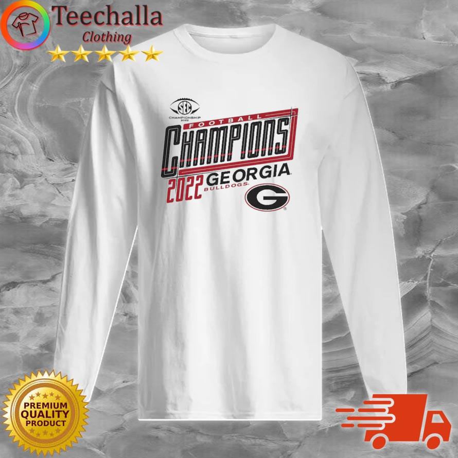 Official Georgia Bulldogs 2022 SEC Football Conference Champions s Long Sleeve