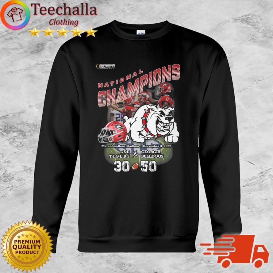 LSU Tigers Vs Georgia Bulldogs 30-50 National Champions 2022 shirt