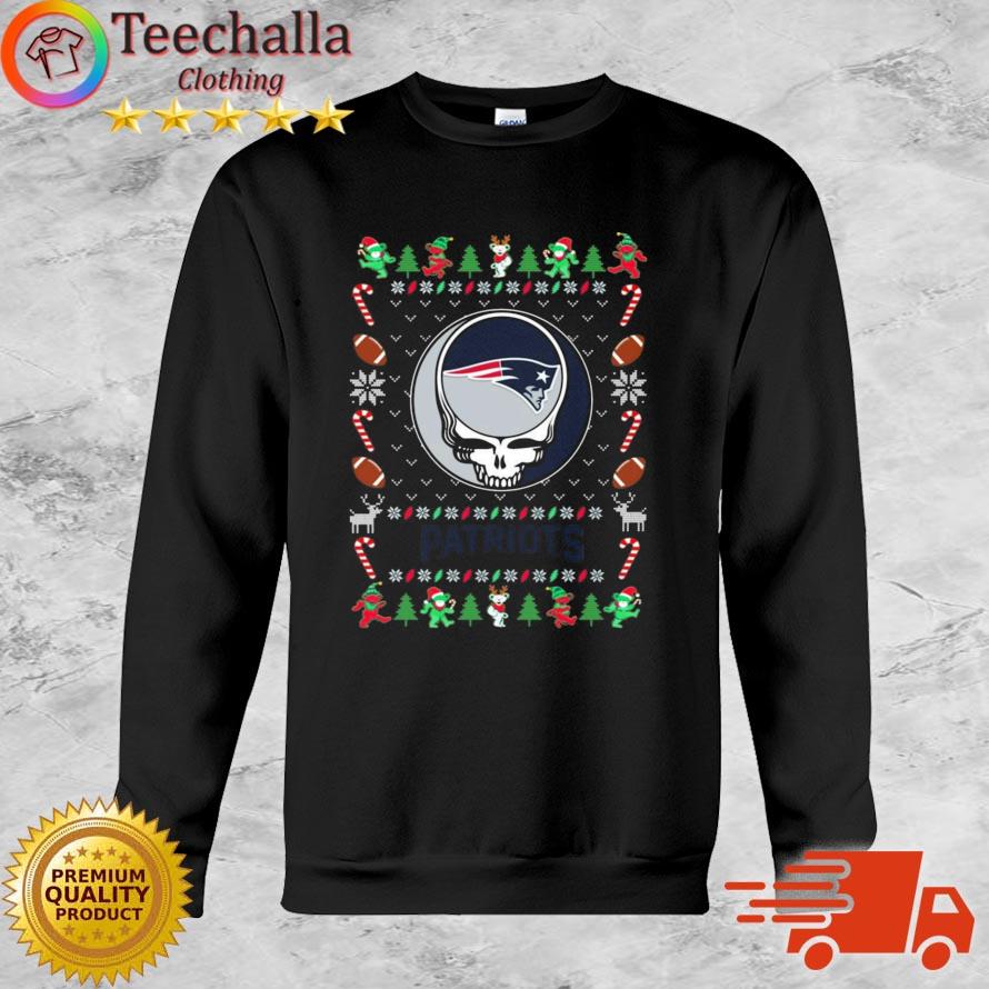 New England Patriots Grateful Dead Ugly Christmas Sweater