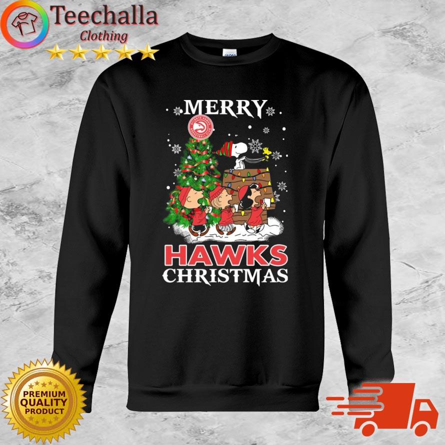 Snoopy And Friends Atlanta Hawks Merry Christmas sweatshirt