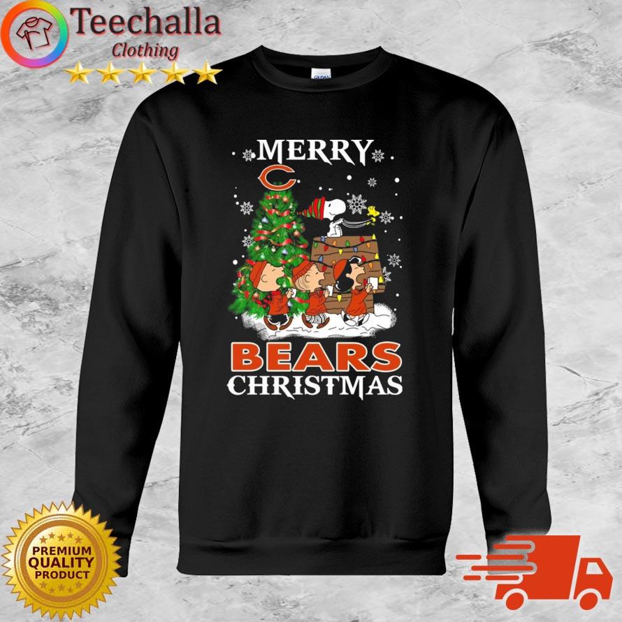 Snoopy And Friends Chicago Bears Merry Christmas sweatshirt