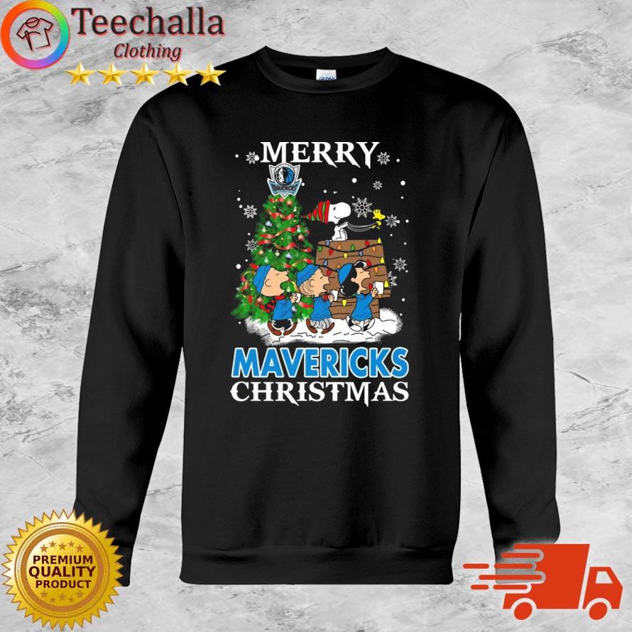 Snoopy And Friends Dallas Mavericks Merry Christmas sweatshirt