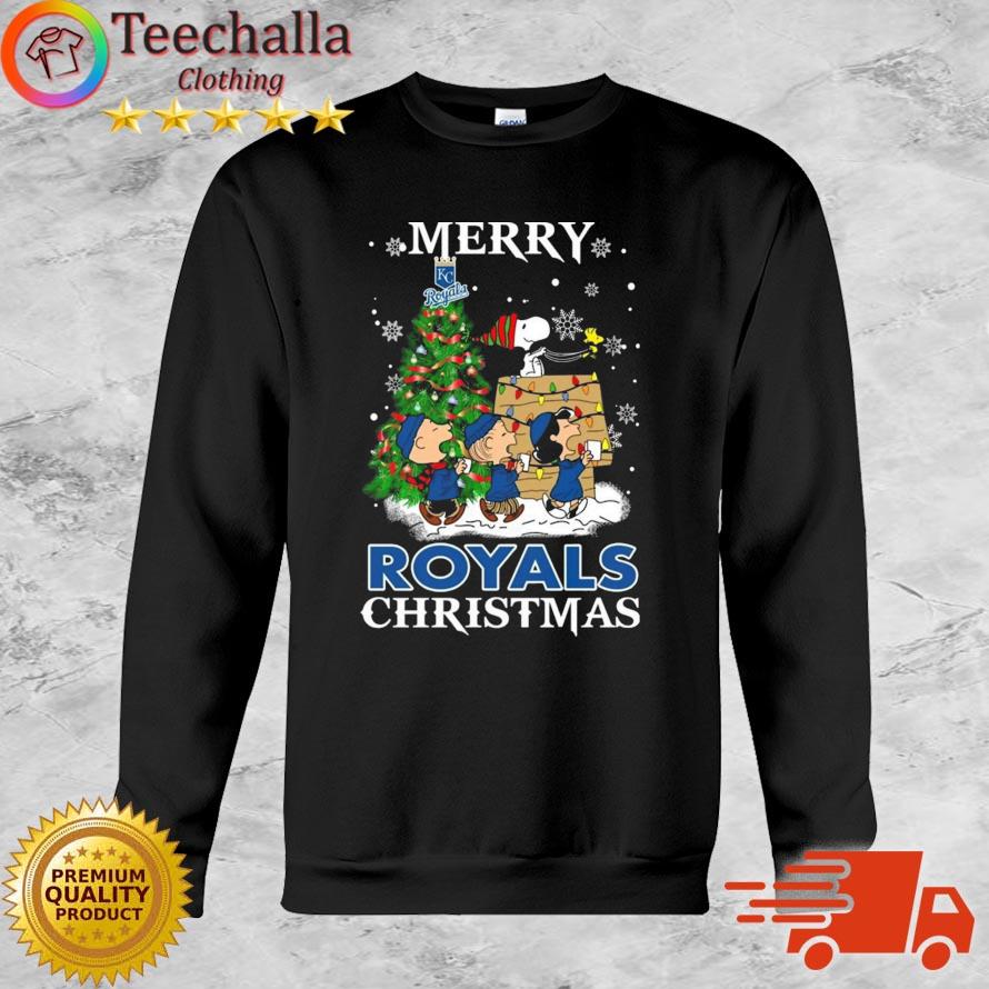 Snoopy And Friends Kansas City Royals Merry Christmas sweatshirt
