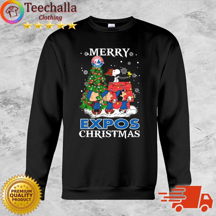 Snoopy And Friends Montreal Expos Merry Christmas sweatshirt