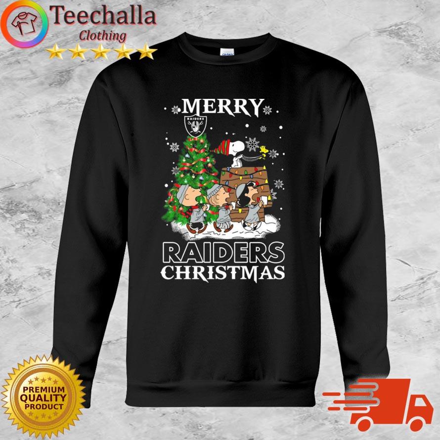 Snoopy And Friends Oklahoma Raiders Merry Christmas sweatshirt
