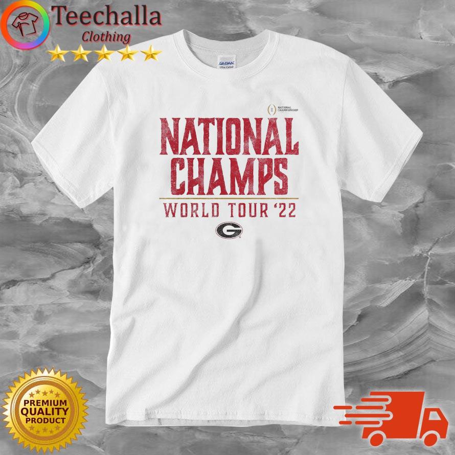 Georgia Bulldogs National Champs World Tour 2022 shirt